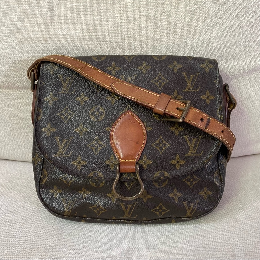 Authentic Louis Vuitton Monogram Saint Cloud GM Bag TH1920